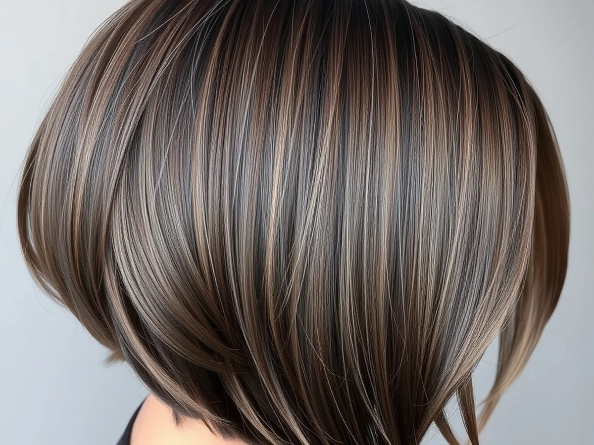 Charcoal Brunette Hues - Trendy Hair Colors
