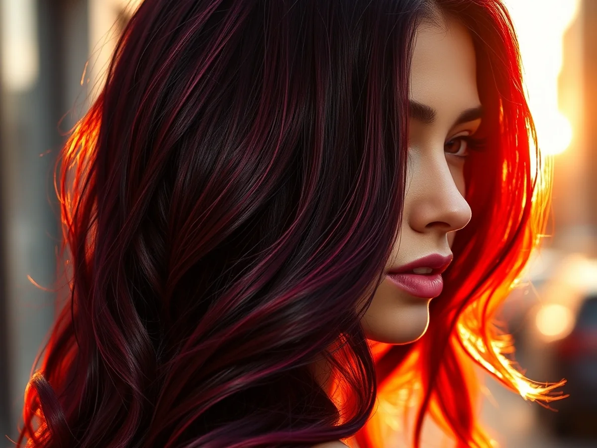 Dark Cherry Cola - Trendy Hair Colors