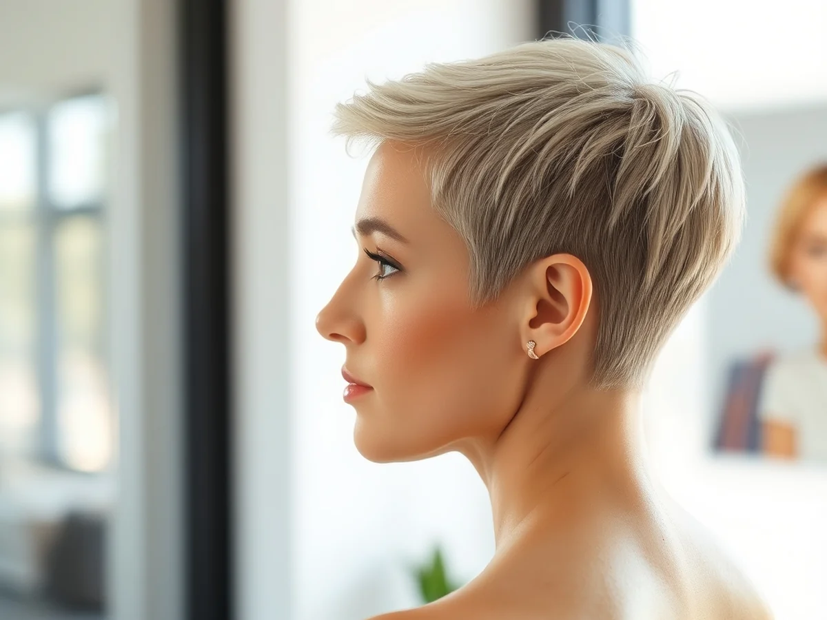 Classic Pixie Cut - versatile short hair