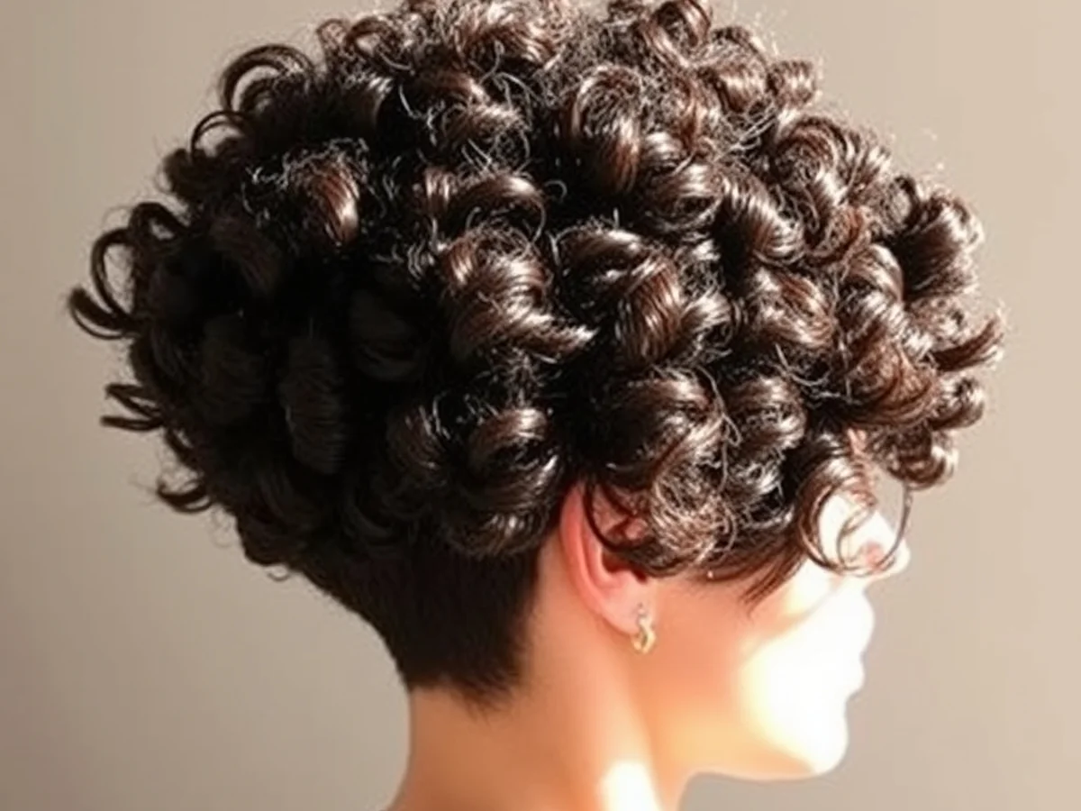 Curly Pixie Style - versatile short hair