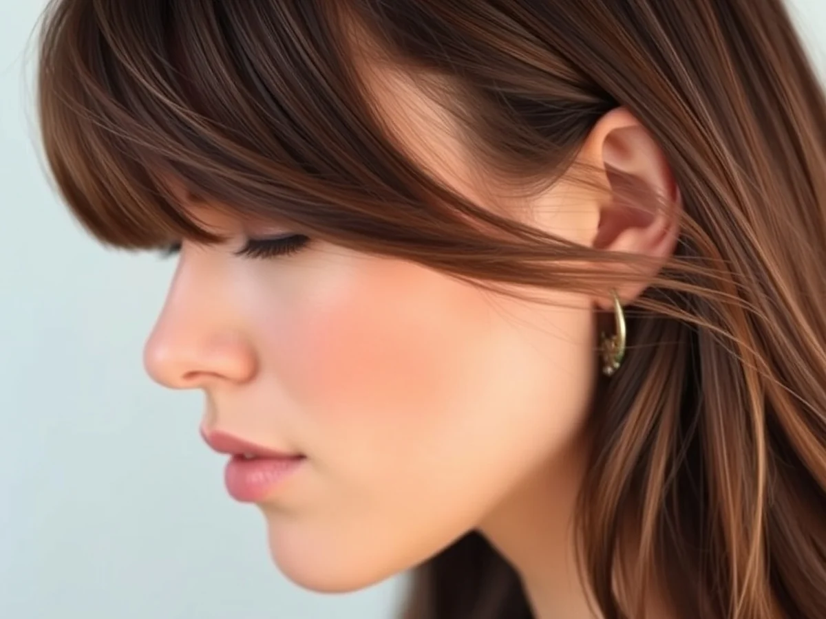 Deep Side Fringe - versatile short hair