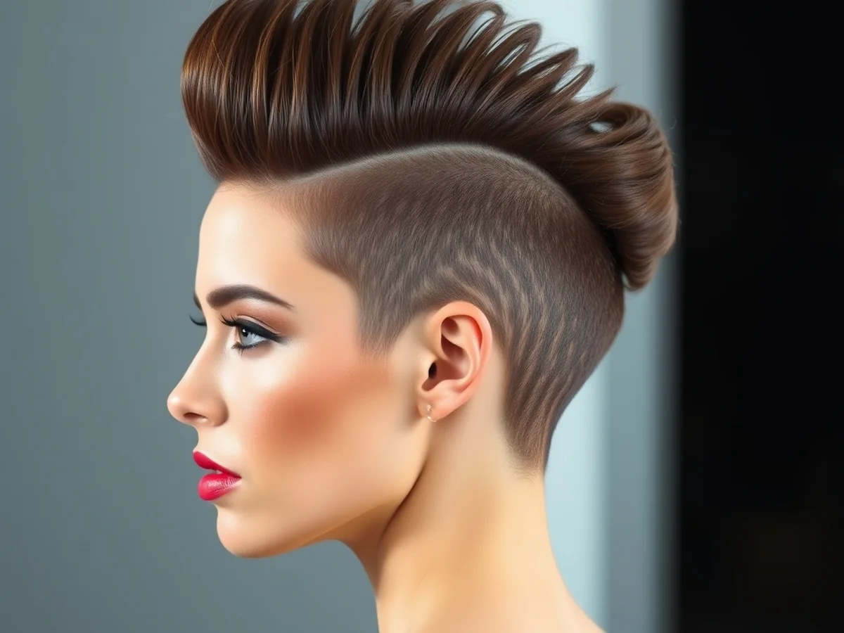 Faux Hawk Style - versatile short hair
