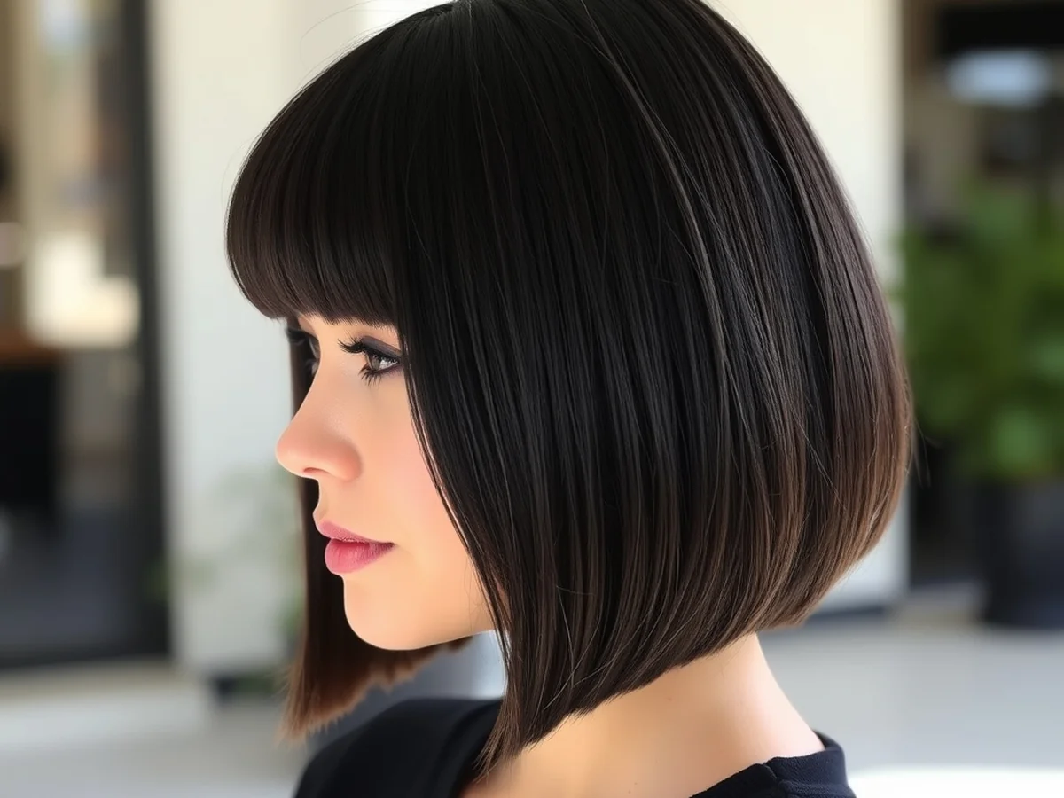 Short Bob With Bangs - versatile short hair