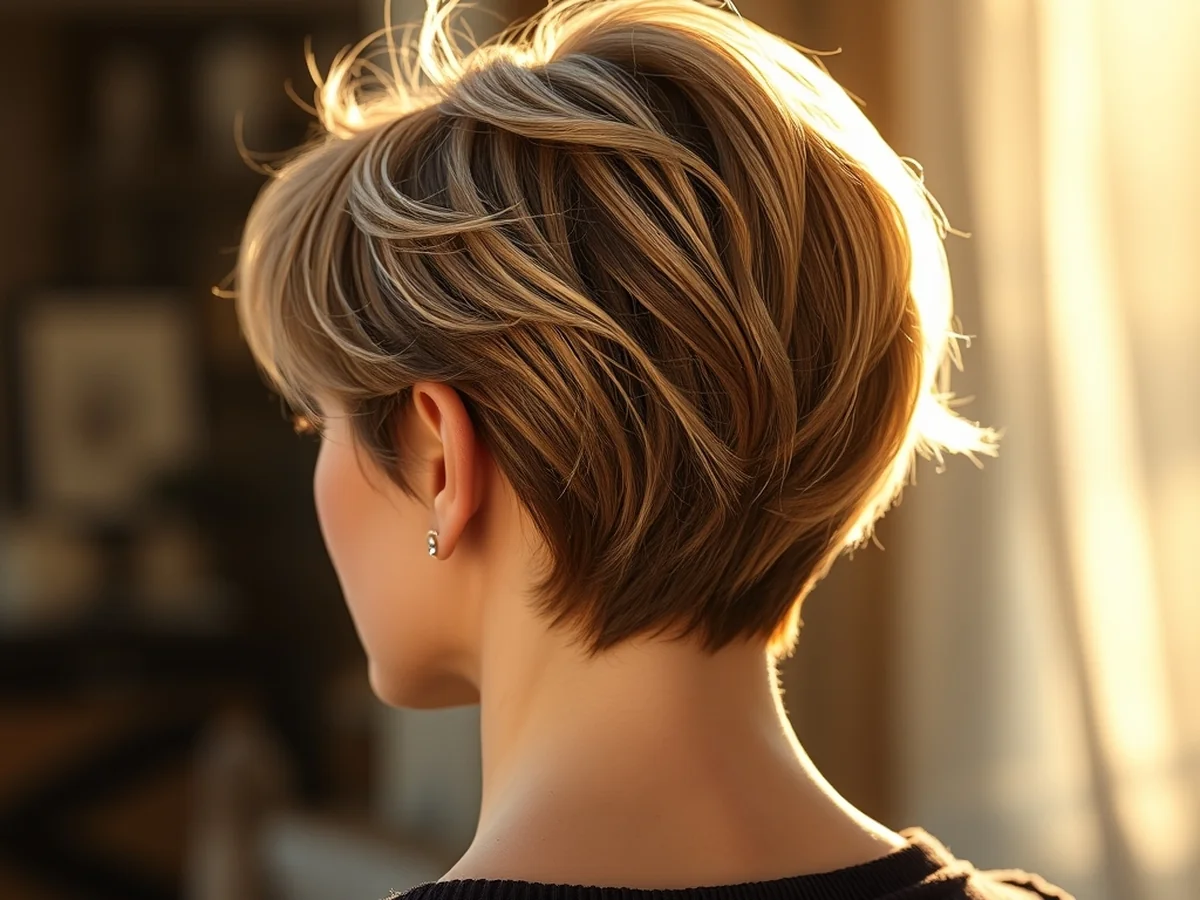 Soft Layered Pixie - versatile short hair