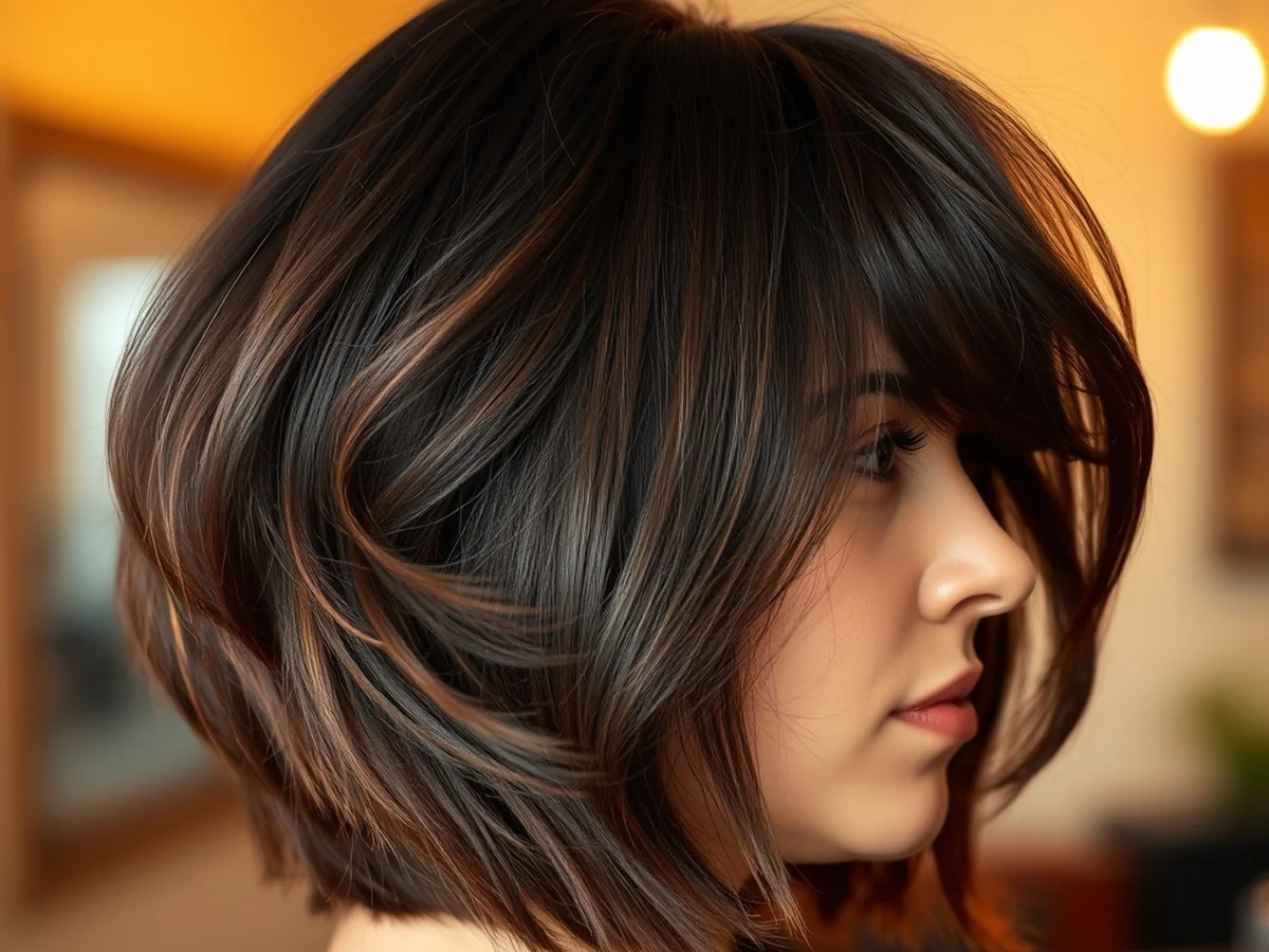 Layered Bob Cut - women bob hairstyles