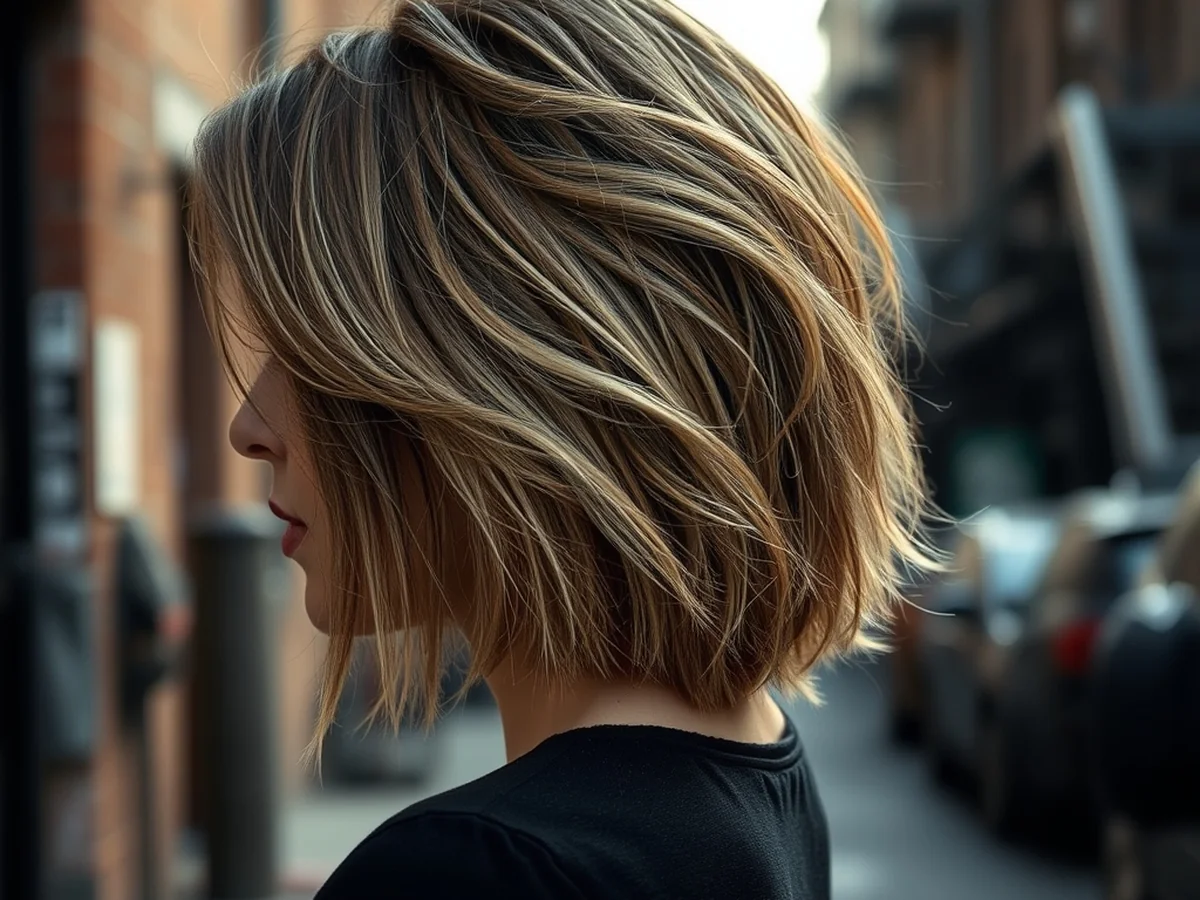 Textured Modern Bob - women bob hairstyles