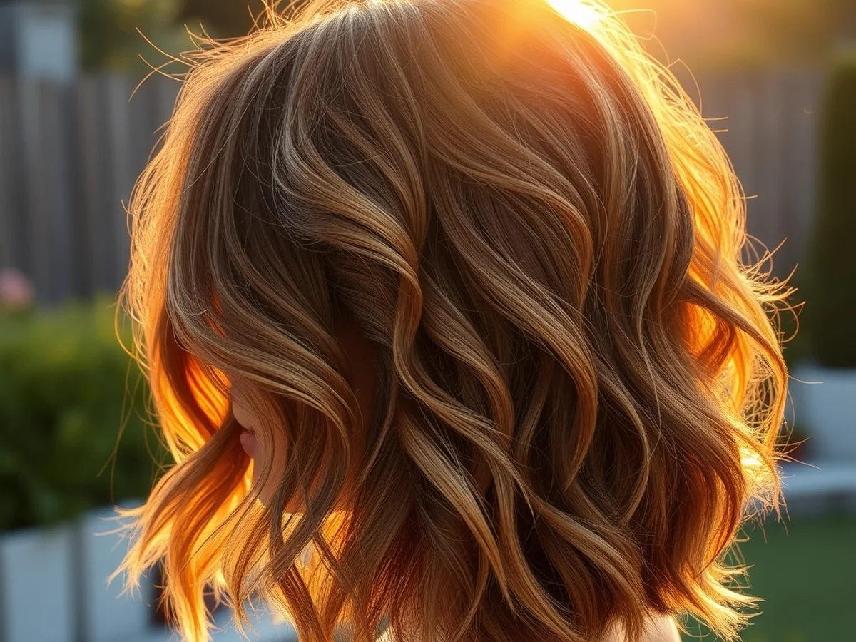 Wavy Texture Bob - women bob hairstyles