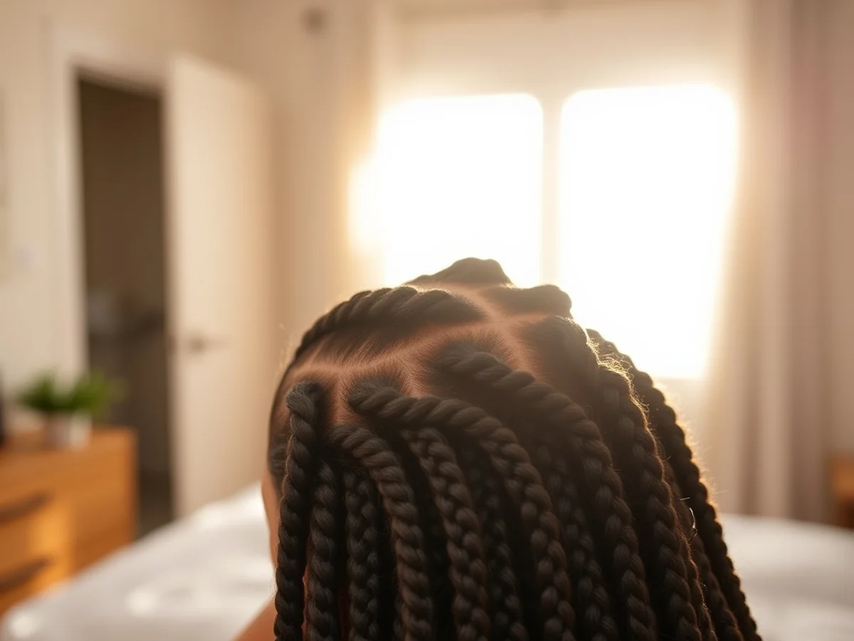 Braided Hairstyle Maintenance - women braids hairstyle
