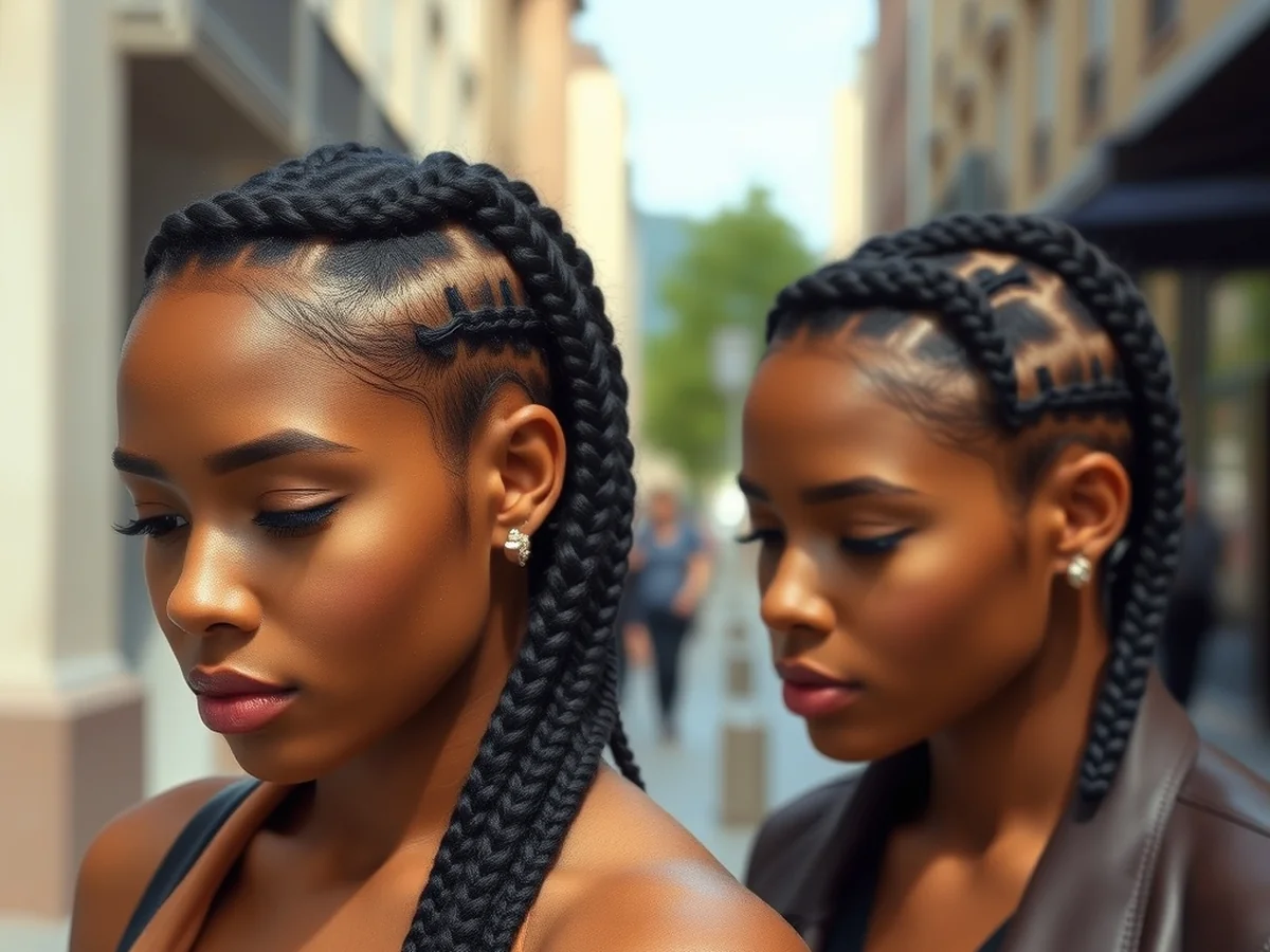 Braids For Short Hair - women braids hairstyle
