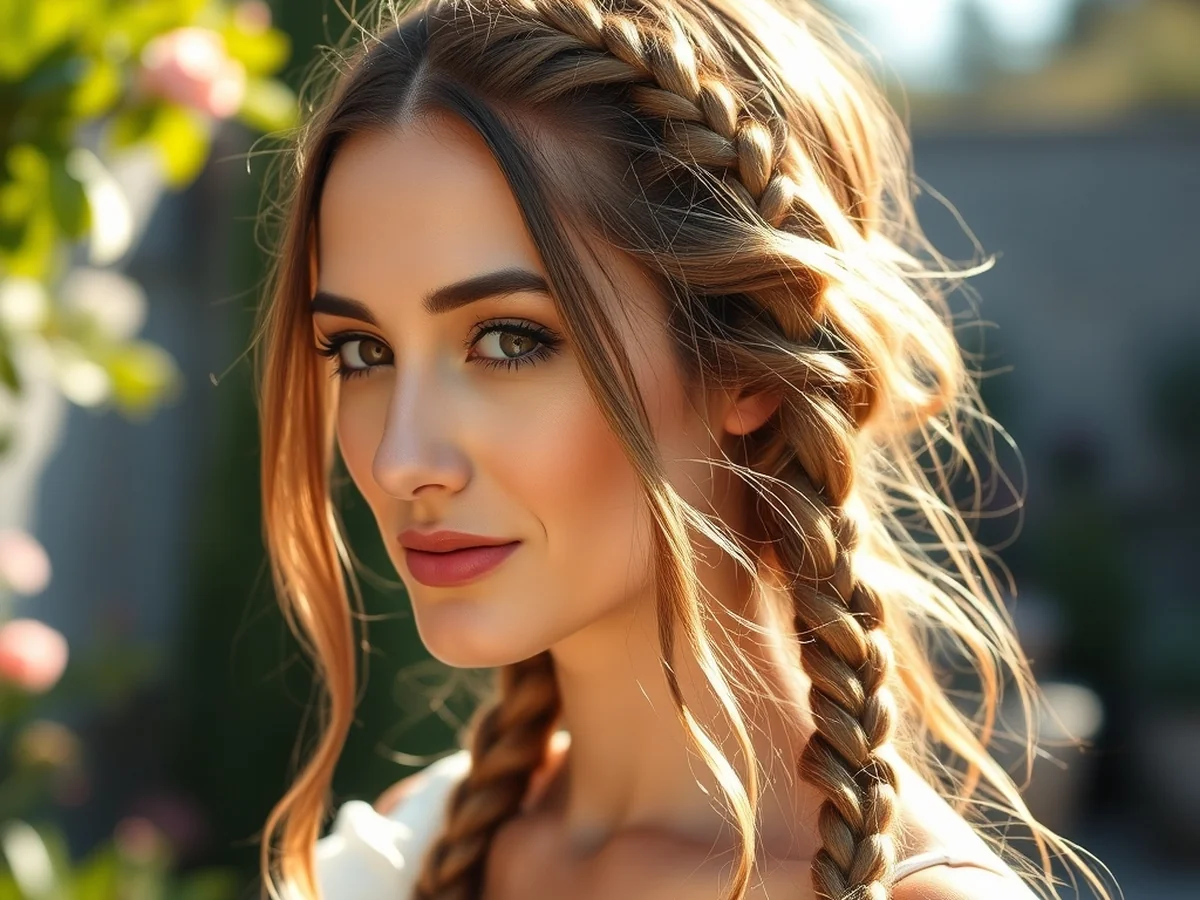 Easy Boho Braids - women braids hairstyle