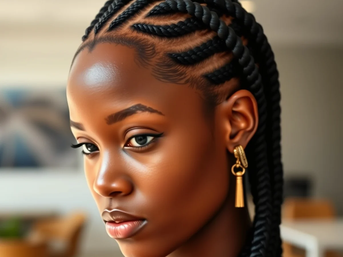 Fulani Braid Patterns - women braids hairstyle