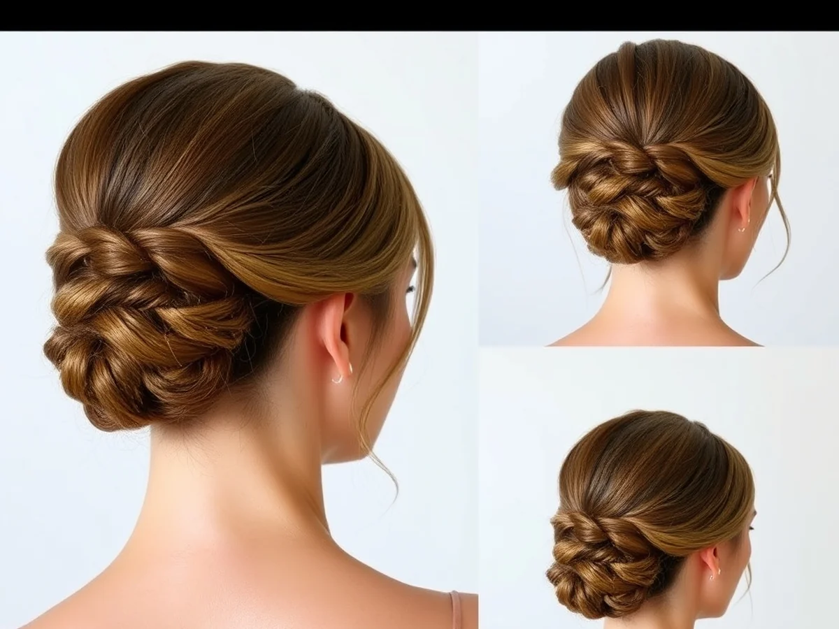 Low Chignon Bun - women bridemaids hairstyles