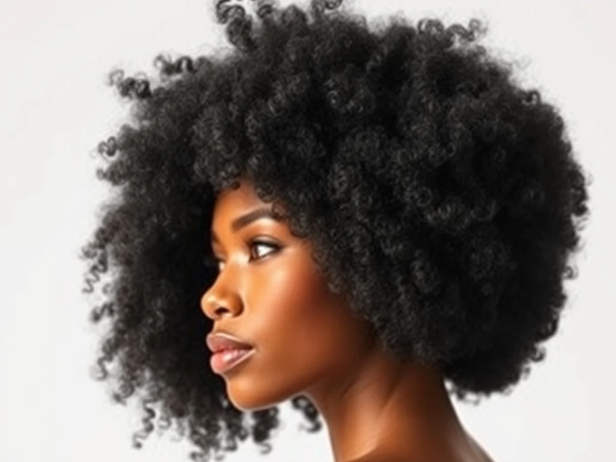 Defined Afro Style - women curly hairstyles