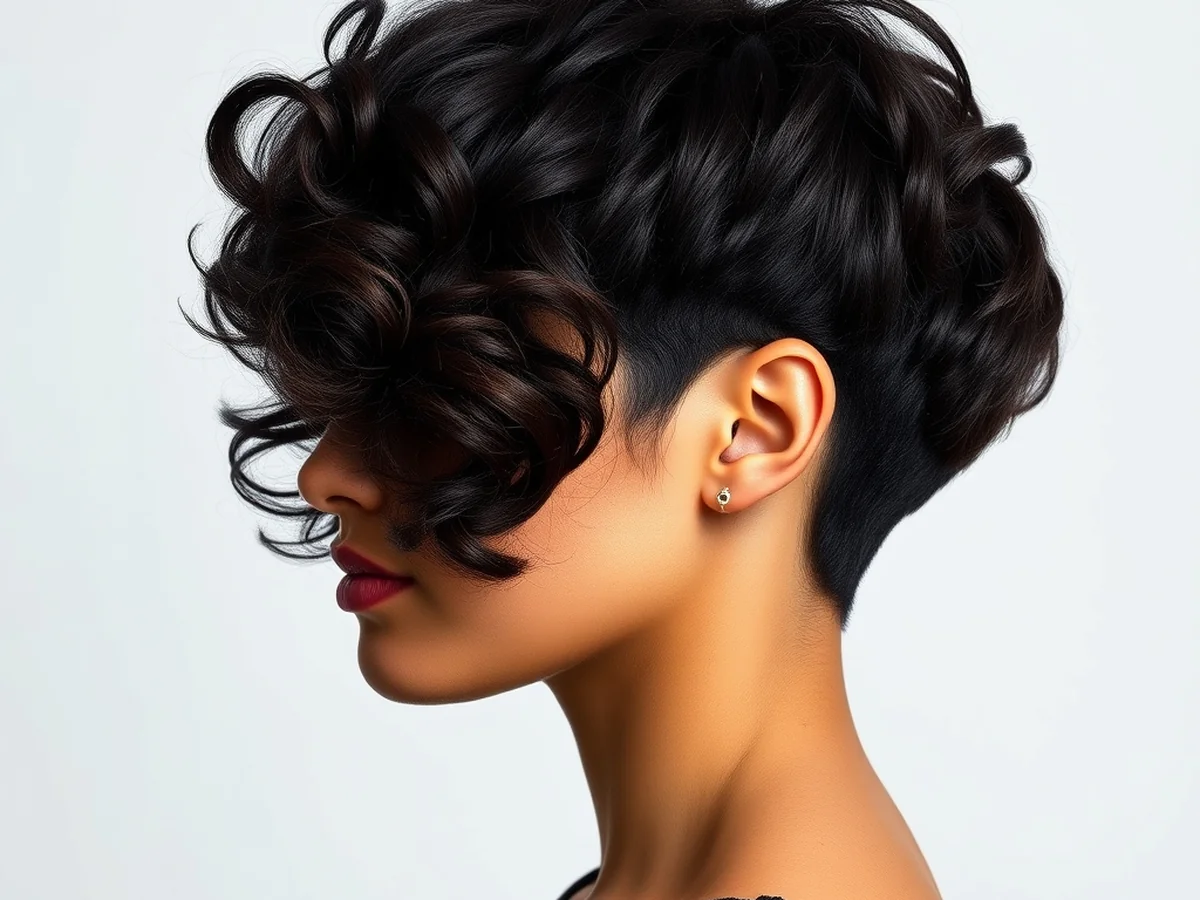 Rounded Cut Shape - women curly hairstyles