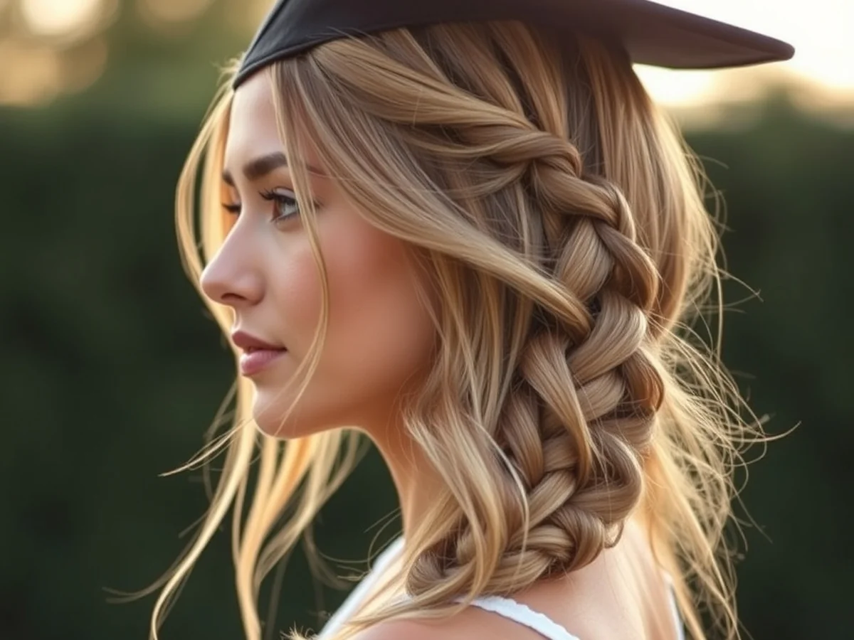 Boho Braid Style - women grad hairstyles