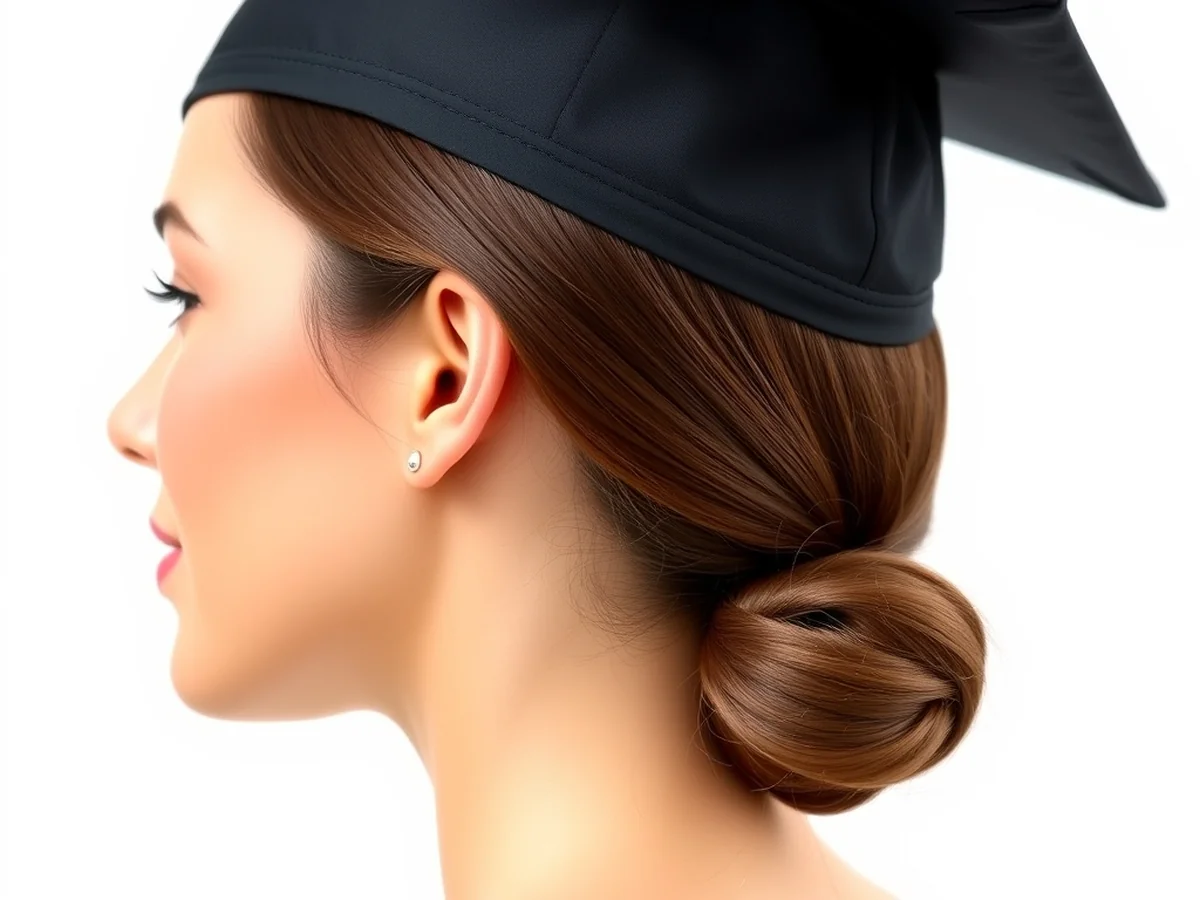 Sleek Low Ponytail - women grad hairstyles