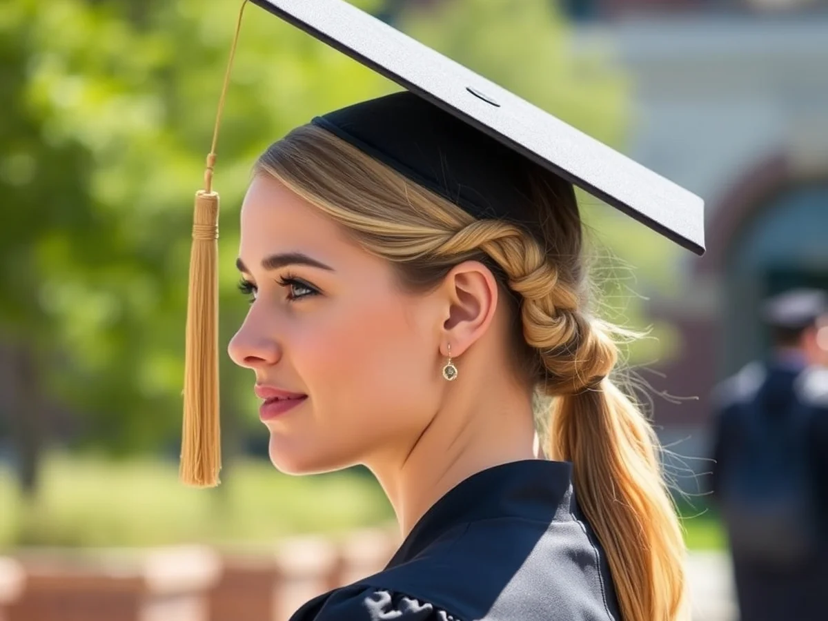 Twisted Side Section - women grad hairstyles