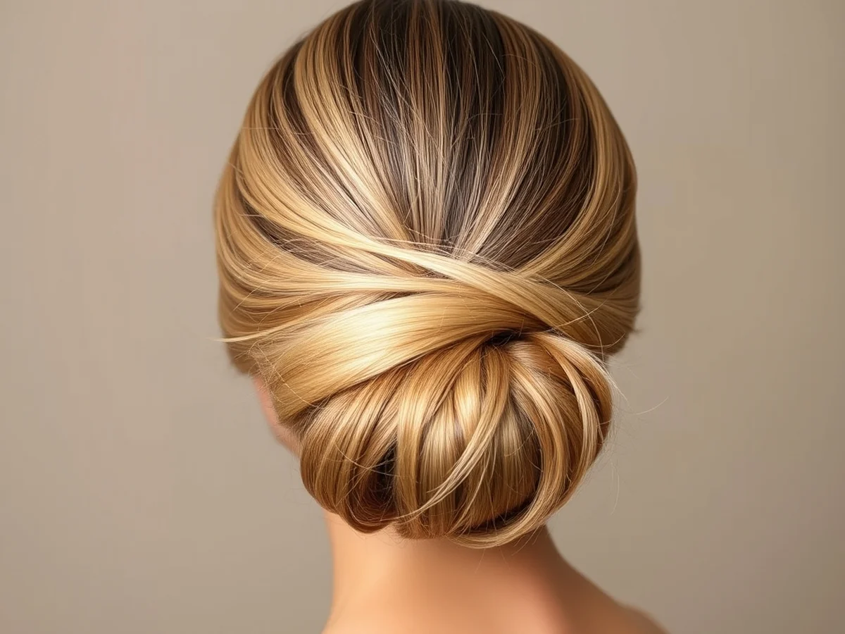 Elegant Low Bun - women hairstyles