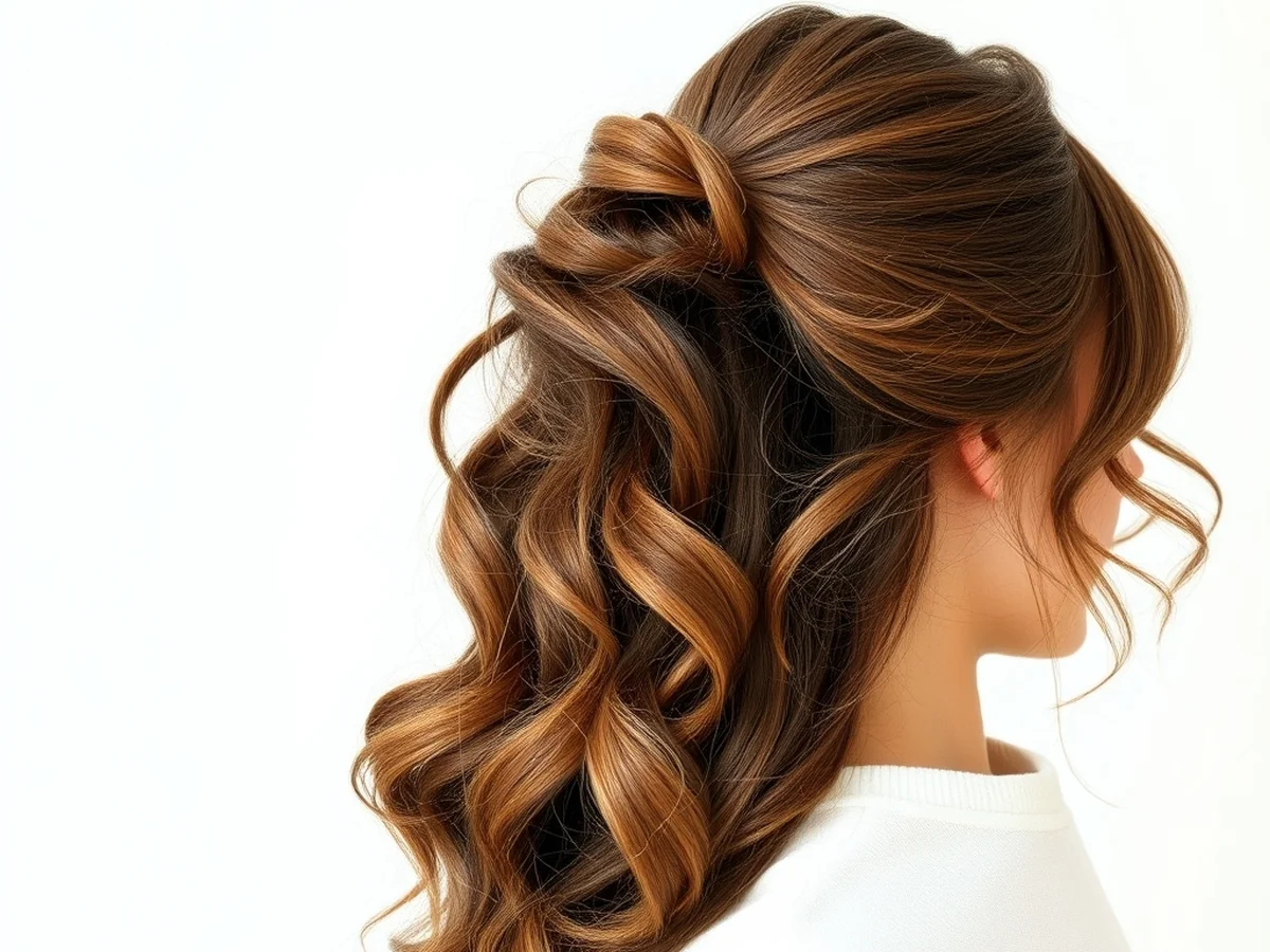 Pinned Back Waves - women hairstyles