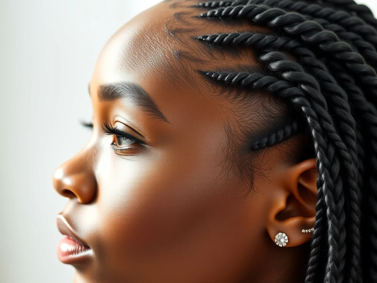 Edge Control For Knotless - women knotless braids