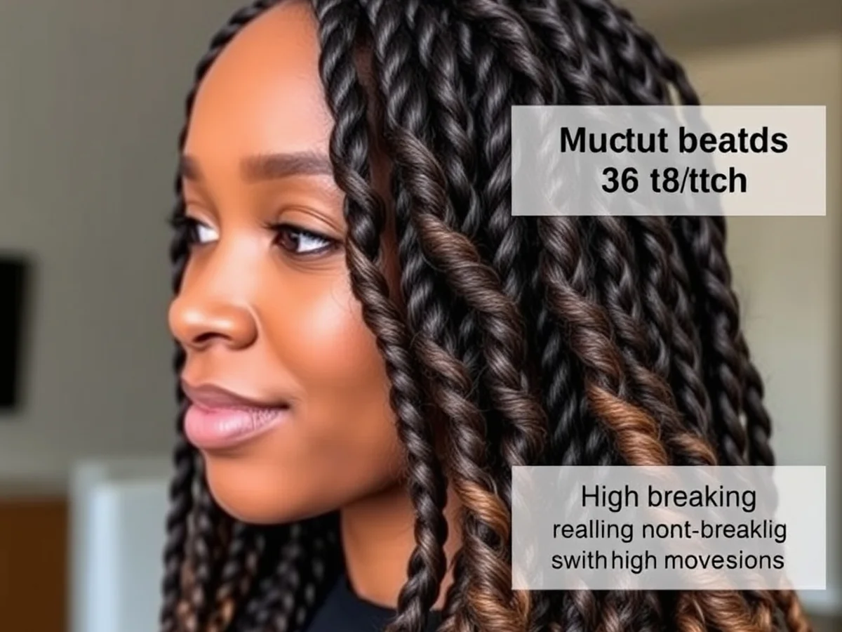Knotless Braids Hair Texture - women knotless braids