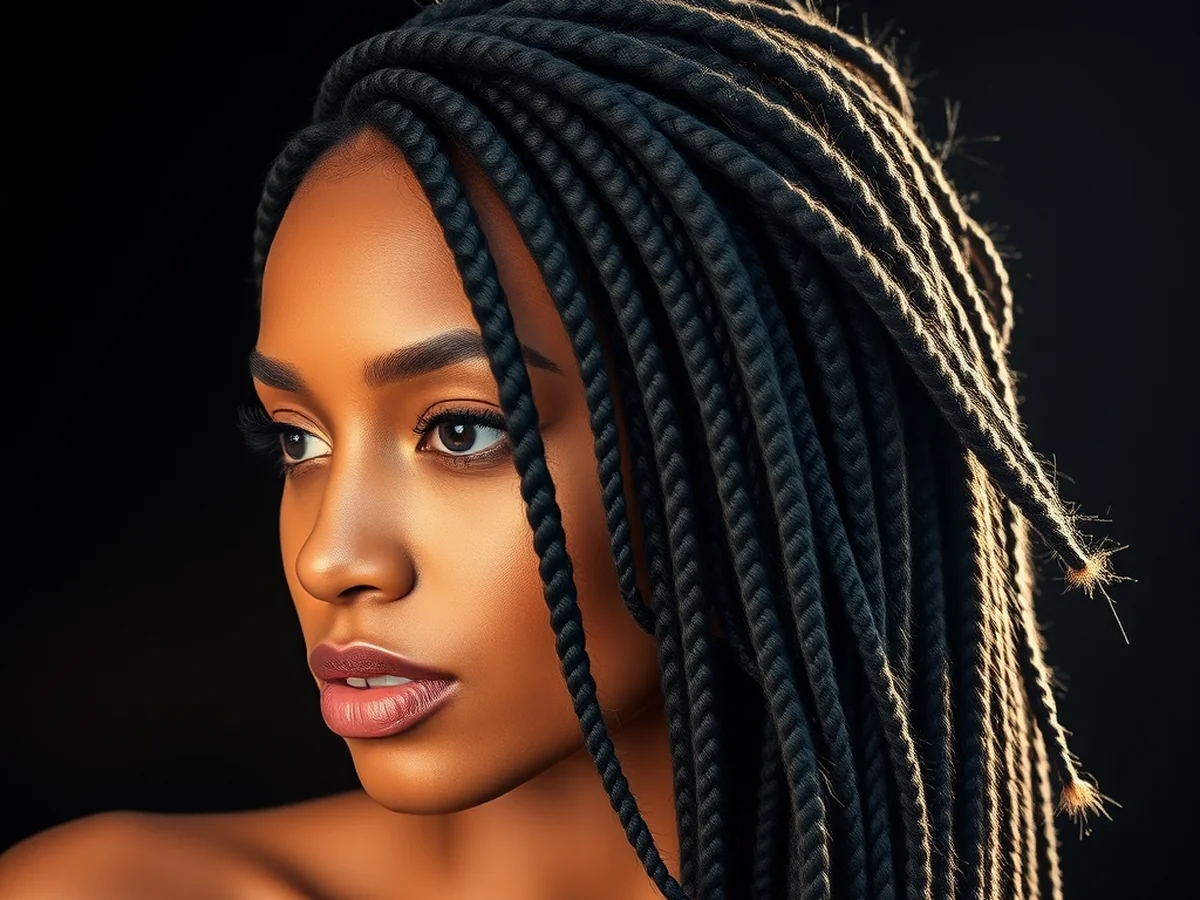 Knotless Braids Hair Volume - women knotless braids