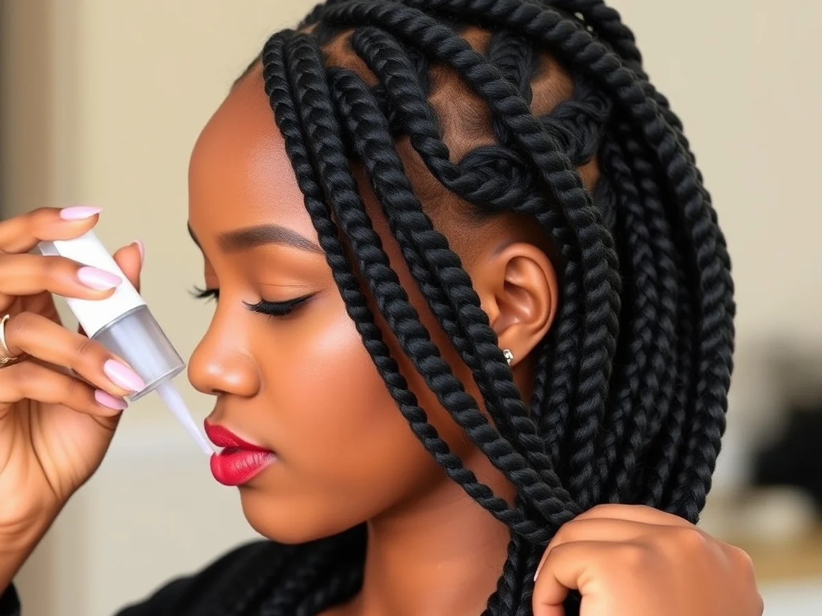 Knotless Braids Longevity Tips - women knotless braids