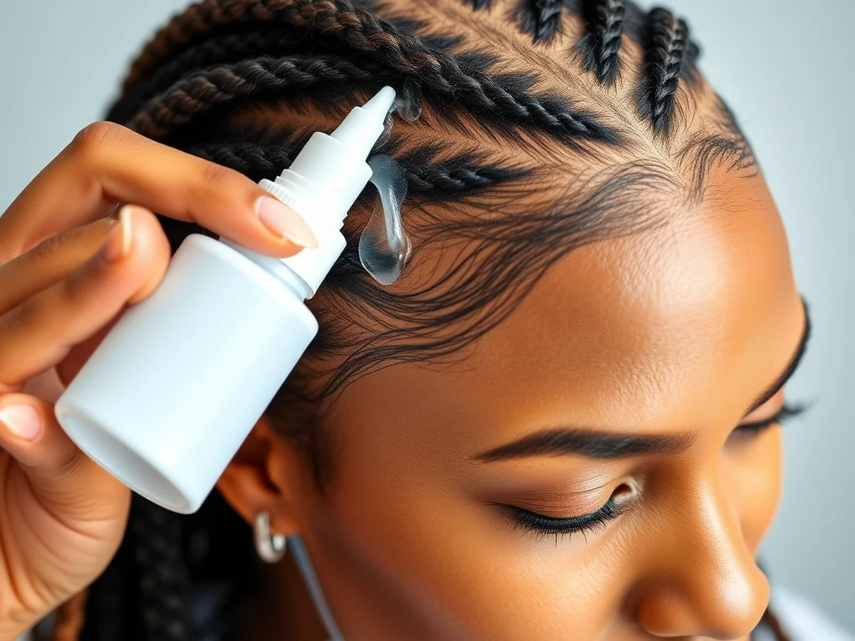 Knotless Braids Scalp Care - women knotless braids