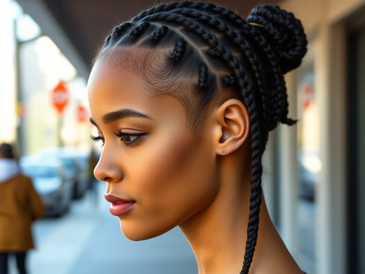 Small Knotless Braids - women knotless braids