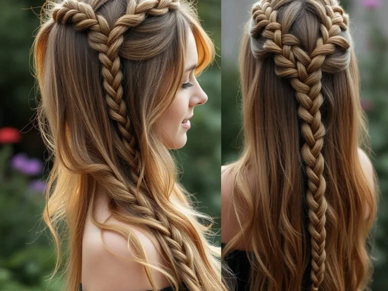 Boho Braid Styles - women long hairstyle