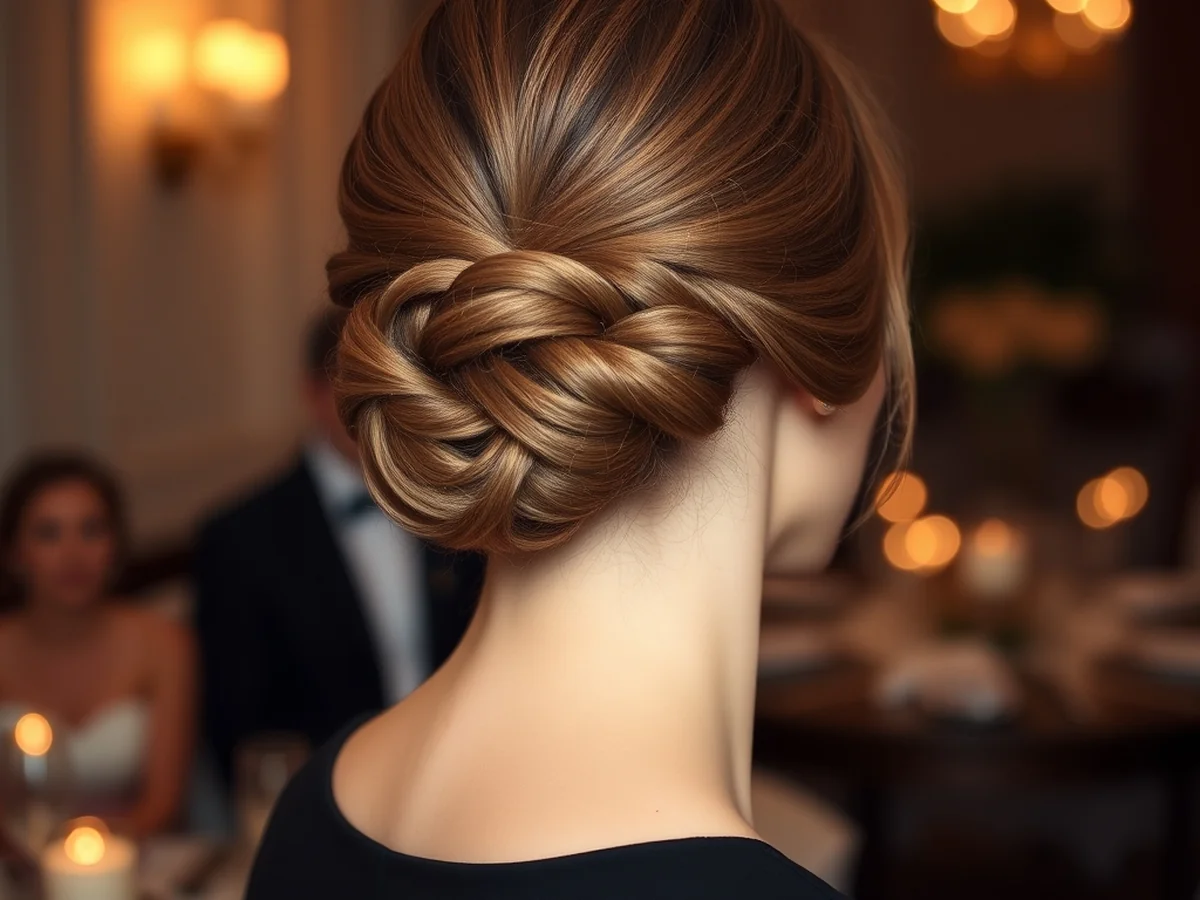 Elegant Long Updos - women long hairstyle