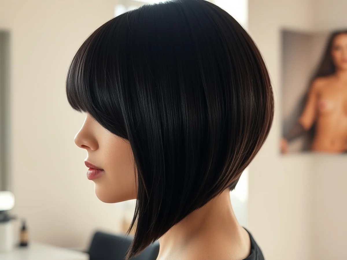 Classic Blunt Cut - women micro bob hairstyles