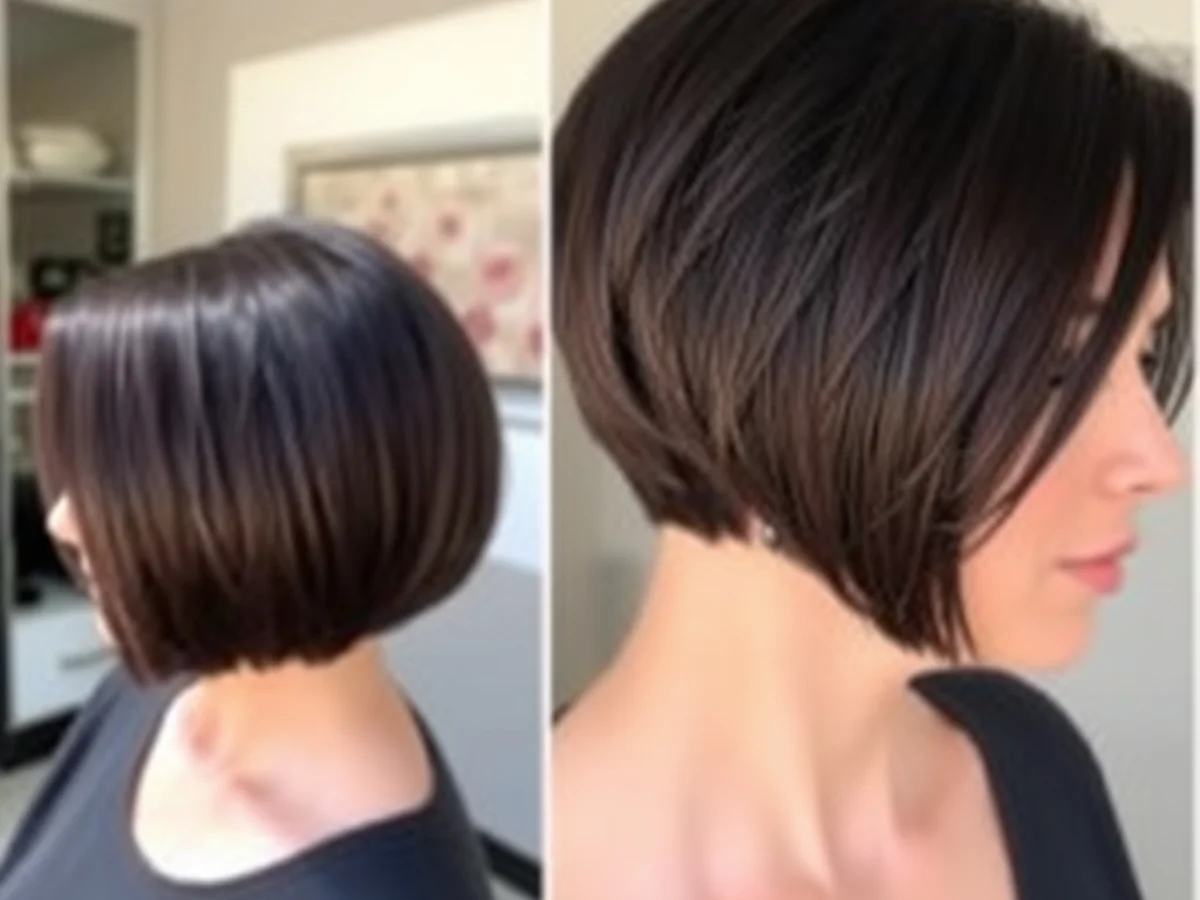 Micro Bob for Thick Hair - women micro bob hairstyles