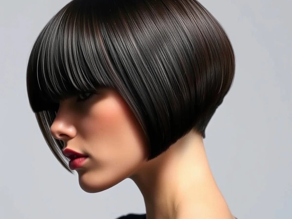 Sleek Women Micro Bob - women micro bob hairstyles