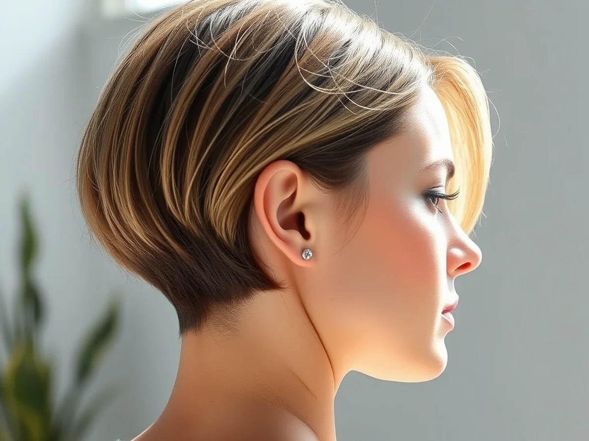 Tapered Nape Micro Bob - women micro bob hairstyles