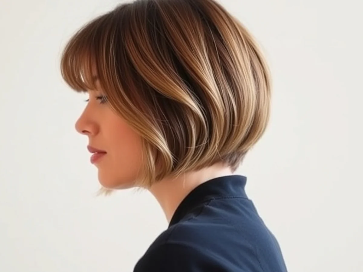 Tucked Behind Ears Style - women micro bob hairstyles