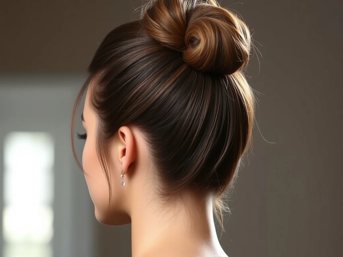 Backcombed Crown Ponytail - women ponytail hairstyles