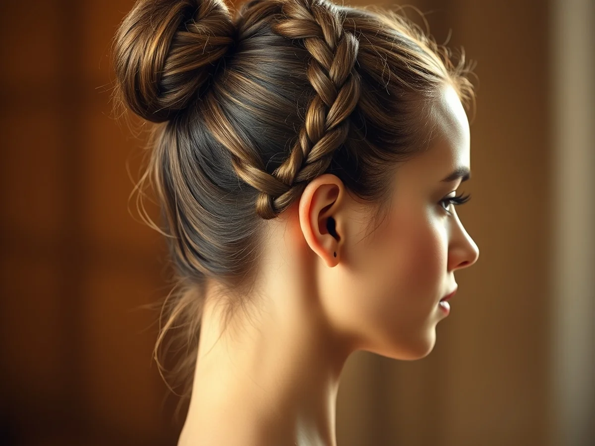 Classic Braided Ponytail - women ponytail hairstyles