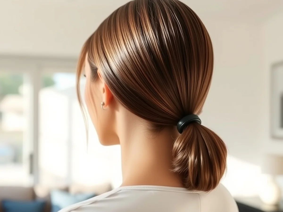 Low Everyday Ponytail - women ponytail hairstyles
