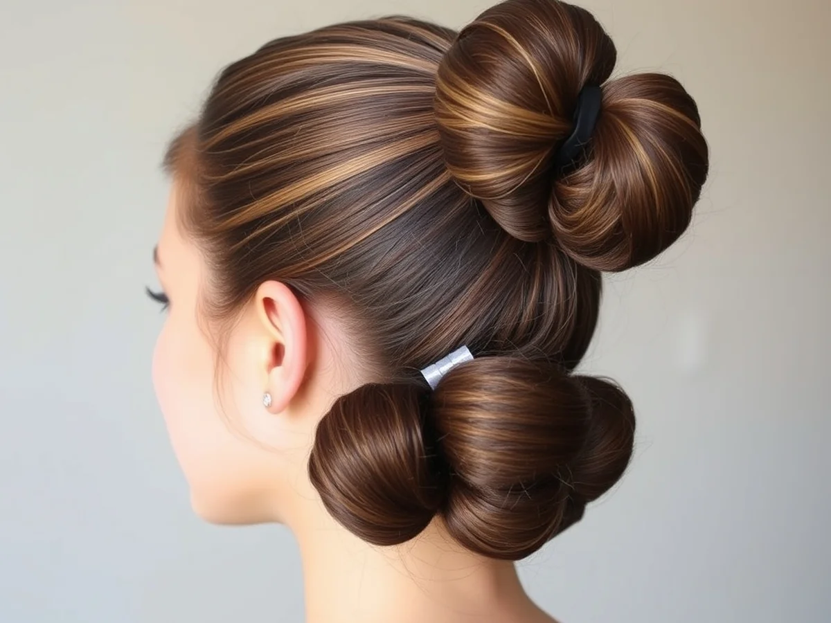 Playful Bubble Ponytail - women ponytail hairstyles