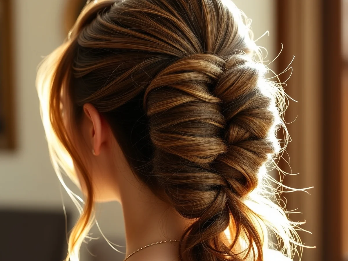 Voluminous Mid Ponytail - women ponytail hairstyles