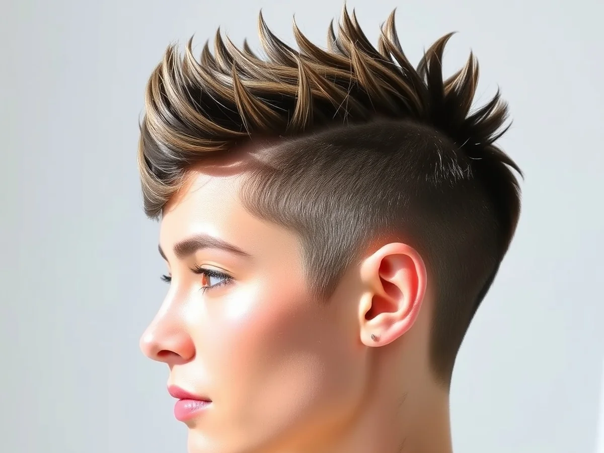 Faux Hawk Pixie - women short spiky hairstyles