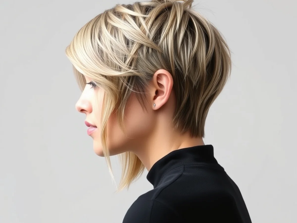 Piecey Spiky Layers - women short spiky hairstyles
