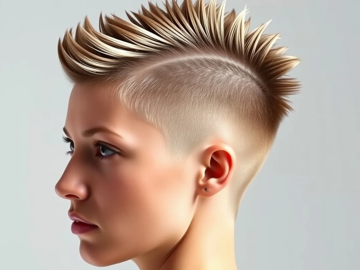 Short Spiky Mohawks - women short spiky hairstyles