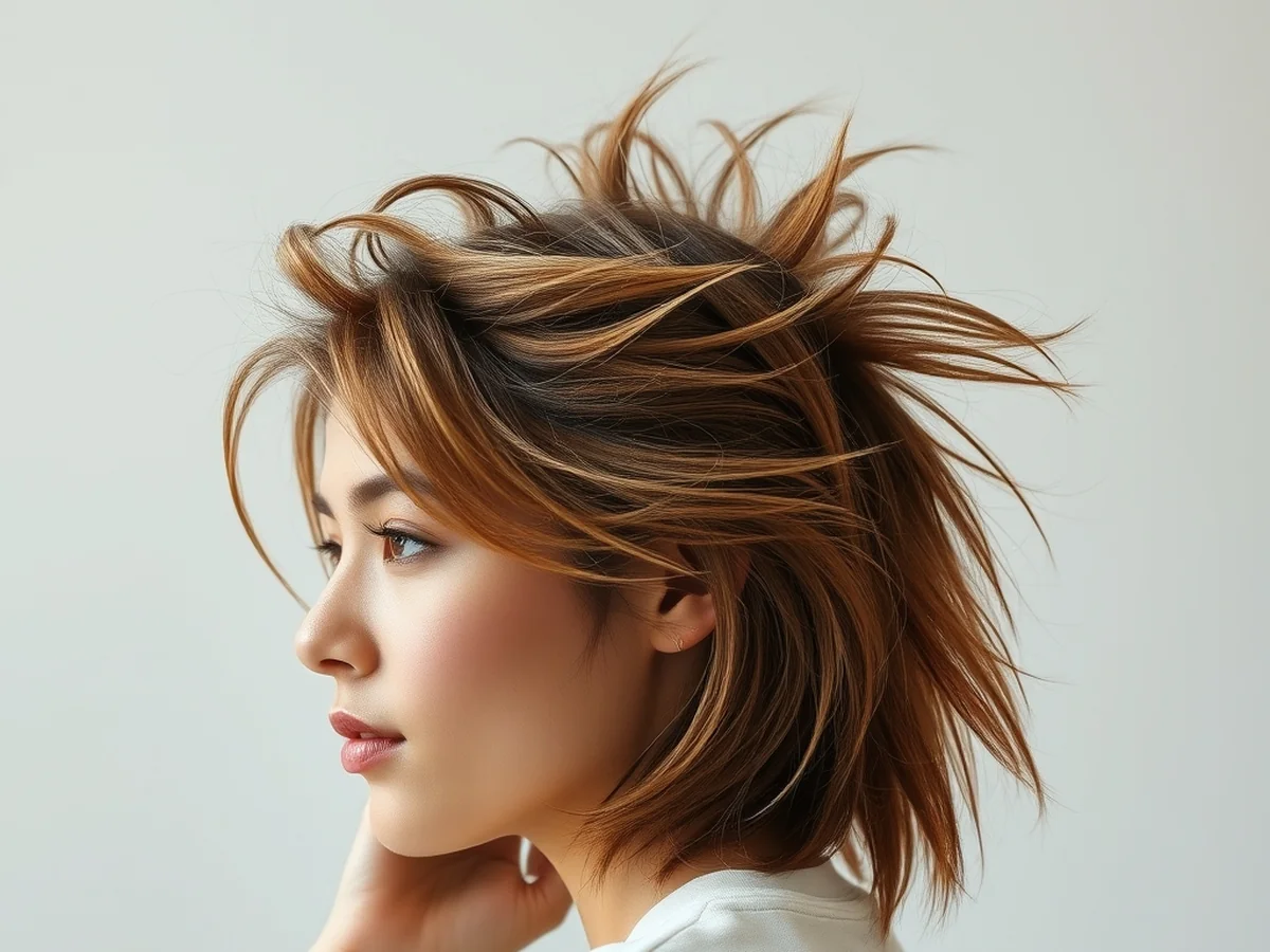 Spiky Bedhead Style - women short spiky hairstyles