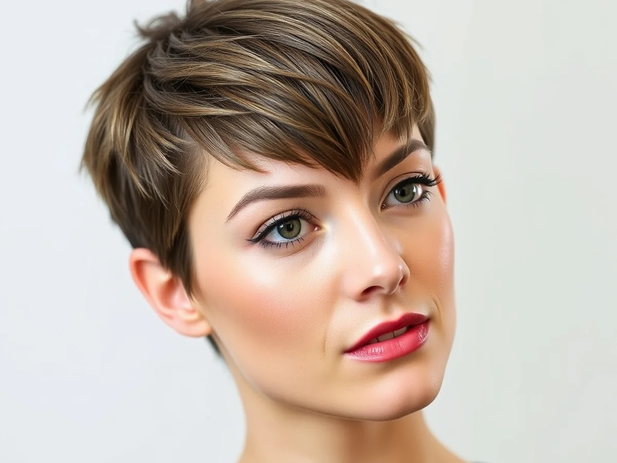 Spiky Pixie Bangs - women short spiky hairstyles