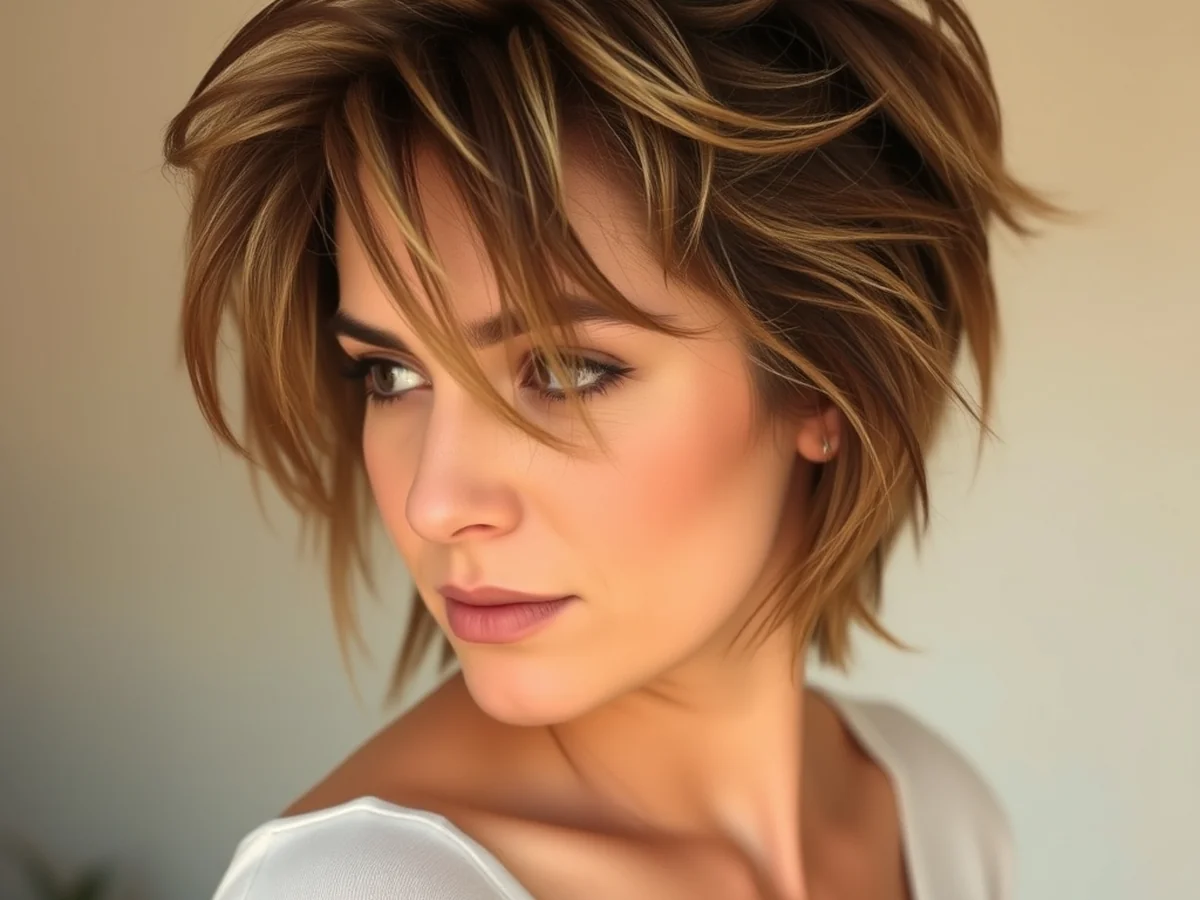 Tousled Spiky Look - women short spiky hairstyles