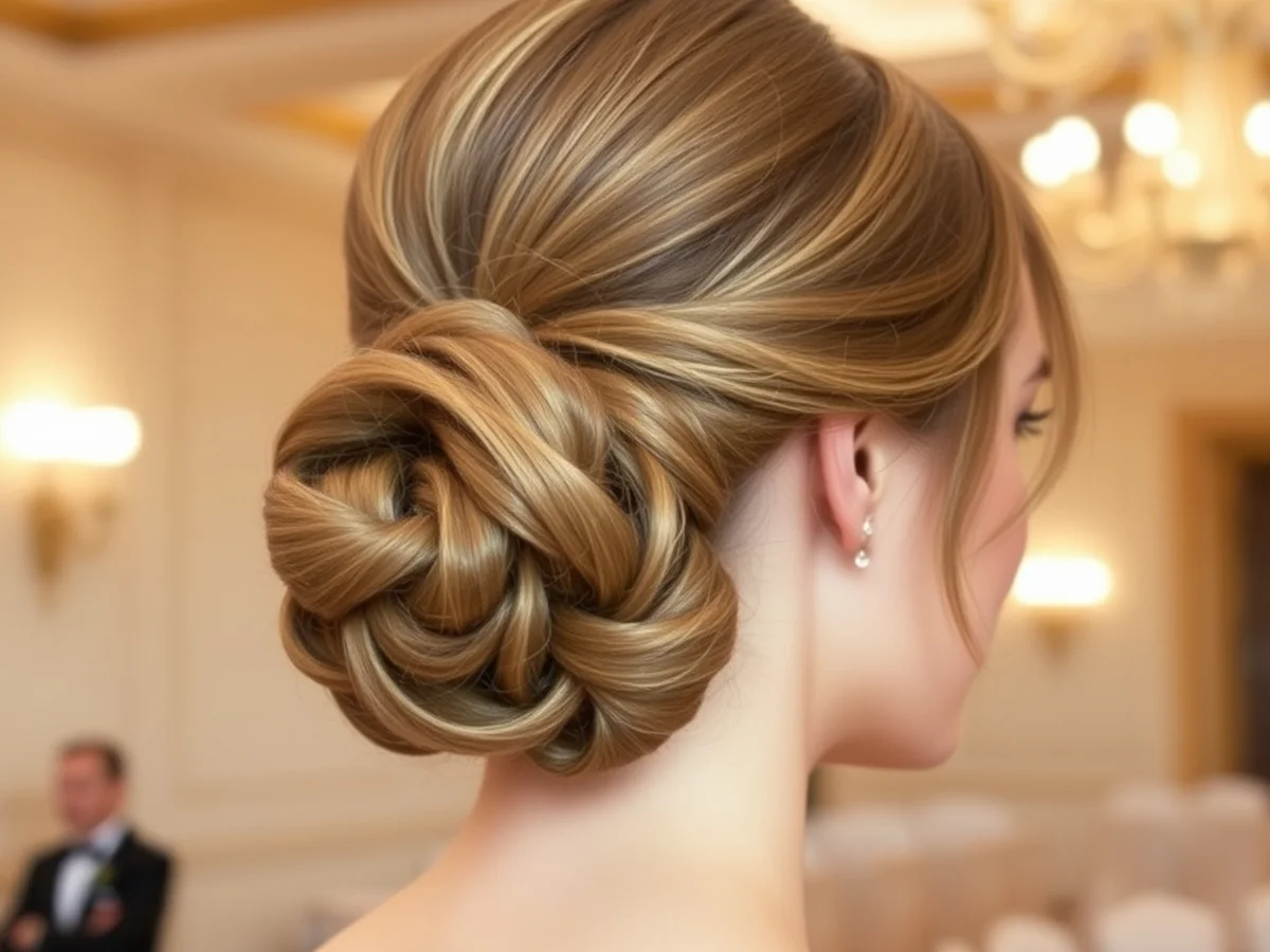 Classic Low Chignon - bridesmaid hairstyles