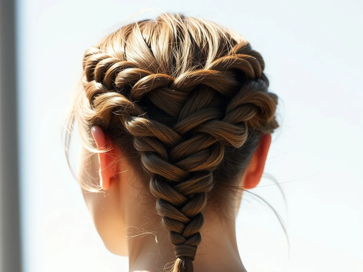 Braided Crown Look - bridesmaid hairstyles ideas