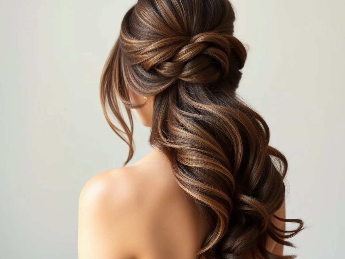 Half Up Styles - bridesmaid hairstyles ideas